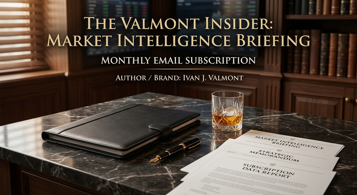 "THE VALMONT INSIDER: Informe de Inteligencia de Mercado (Suscripción Mensual por Correo Electrónico)"