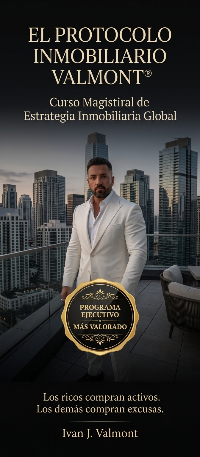 "EL PROTOCOLO VALMONT REALTY: Inversión Inmobiliaria Estratégica en los Mercados Globales (Masterclass – Edición Digital en Español)"