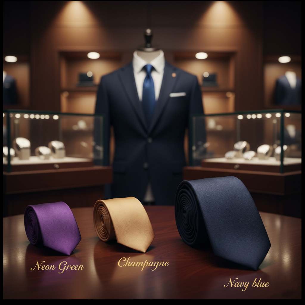 Corbata de seda para hombre