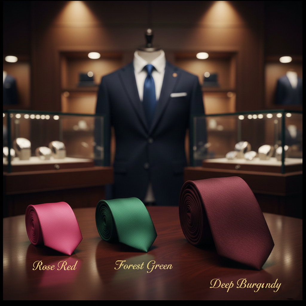 Corbata de seda para hombre