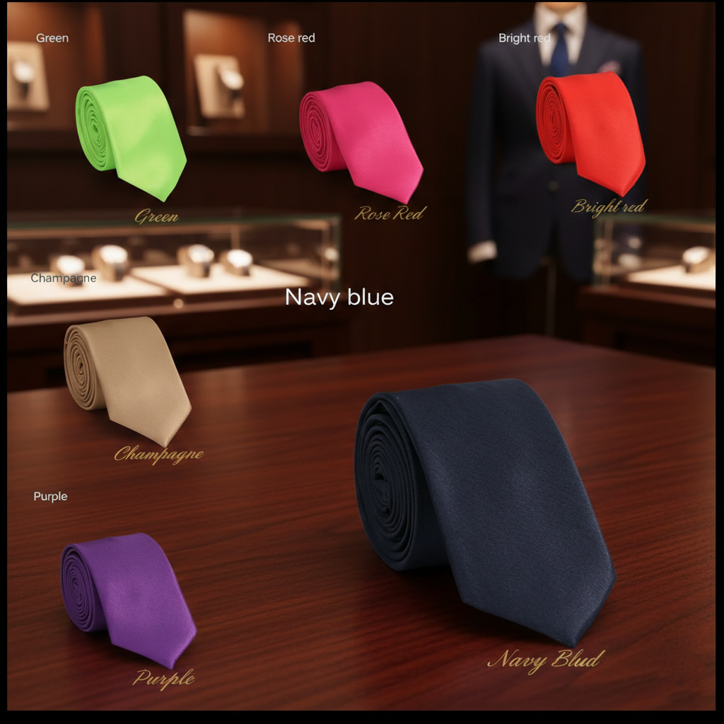 Corbata de seda para hombre